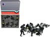 American Diorama Formula One F1 Pit Crew 7 Figurine Set Team Black Release Ii For 1/43 Scale Models By American Diora