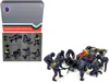 American Diorama Formula One F1 Pit Crew 7 Figurine Set Team Black Release Ii For 1/43 Scale Models By American Diora