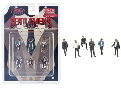American Diorama Gentlemen's Club 6 Piece Diecast Figure Set (6 Figures) Limited Edition To 3600 Pieces Worldwide In Multi