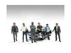 American Diorama Gentlemen's Club 6 Piece Figure Set For 1/24 Scale Models By  In Multi