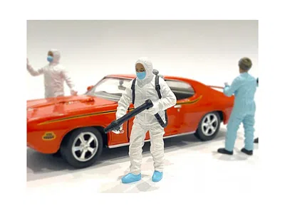 American Diorama Hazmat Crew Figurine I For 1/18 Scale Models By  In Multi