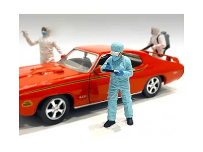American Diorama Hazmat Crew Figurine Iv For 1/18 Scale Models By  In Multi