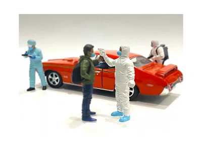 American Diorama Hazmat Crew Figurine Vi For 1/24 Scale Models By  In Multi