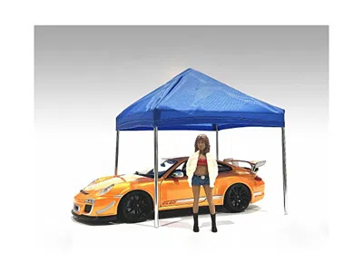 American Diorama Hip Hop Girls Figure 3 For 1/24 Scale Models By  In Orange
