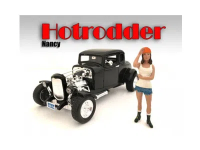 American Diorama Hotrodders Nancy Figure For 1:24 Scale Models By  In Black