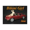 American Diorama June Bikini Calendar Girl Figure For 1 Isto 18 Diecast Model Car