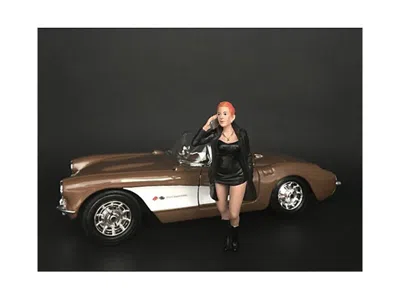 American Diorama Ladies Night Gianna Figurine For 1/18 Scale Models By  In Brown