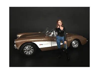 American Diorama Ladies Night Lindsay Figurine For 1/24 Scale Models By