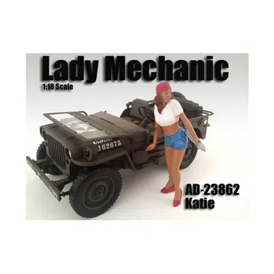 AMERICAN DIORAMA LADY MECHANIC KATIE FIGURE FOR 1-18 SCALE MODELS