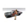 American Diorama Look Out Girl Monica Figure For 1-24 Scale Diecast Car Models