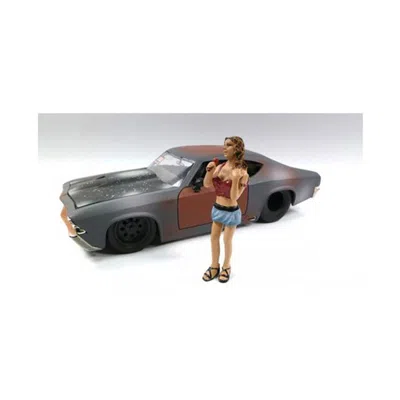 American Diorama Look Out Girl Monica Figure For 1-24 Scale Diecast Car Models