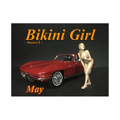 American Diorama May Bikini Calendar Girl Figure For 1 Isto 24 Models Diecast Cars