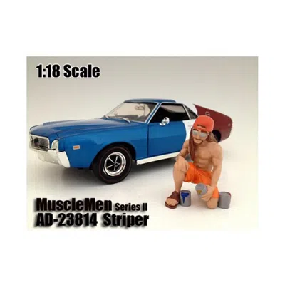 American Diorama Musclemen Striper Figure For 1-18 Scale Models Car