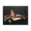 American Diorama November Bikini Calendar Girl Figurine For 1-18 Scale Model