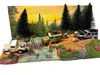 American Diorama Overland Off-road Diorama With Forest Background For 1 By 64 Scale Models