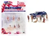 American Diorama 0.5 X 1 In. 1-64 Scale Diecast Patriot Girls Diecast Figurines Set Limited Edition To Worldwide Mode