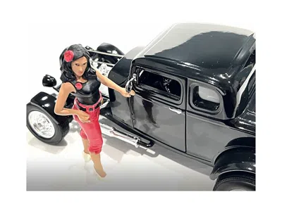 American Diorama Pin-up Girls Carroll Figure For 1/24 Scale Models By  In Black