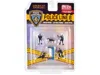 American Diorama Police Line 2 6 Piece Diecast Set (4 Police Figures 1 Dog Figure And 1 Accessory) Limited Edition To