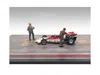 American Diorama Race Day Two Diecast Figures Set 2 For 1/43 Scale Models By