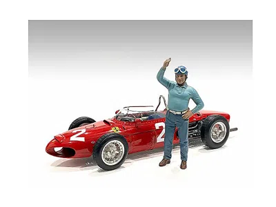American Diorama Racing Legends 50's Figure B For 1/18 Scale Models By  In Red