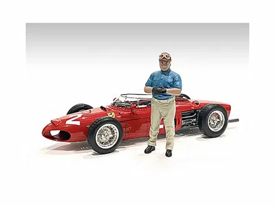 American Diorama Racing Legends 50's Figures A And B Set Of 2 For 1/18 Scale Models By  In Red