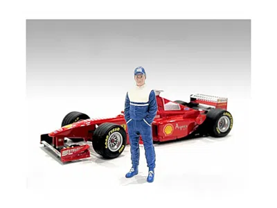 American Diorama Racing Legends 90's Figure A For 1/18 Scale Models By  In Red