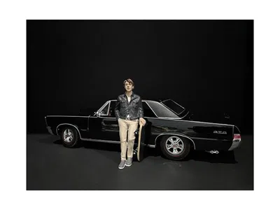 American Diorama Skateboarder Figurine Iii For 1/18 Scale Models By  In Black