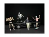 American Diorama Skateboarders Figurines 4 Piece Set For 1/24 Scale Models By