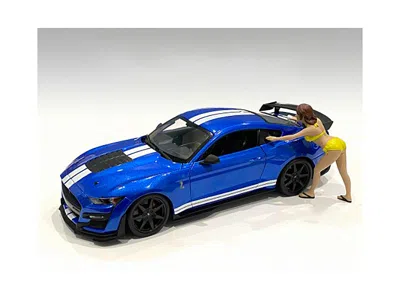 American Diorama Stephanie Bikini Car Wash Girl Figurine For 1/18 Scale Models By  In Black