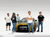 American Diorama Team Liberty Walk 5 Piece Figure Set For 1/18 Scale Models By