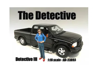 AMERICAN DIORAMA THE DETECTIVE #3 FIGURE FOR 1:18 SCALE MODELS BY AMERICAN DIORAMA