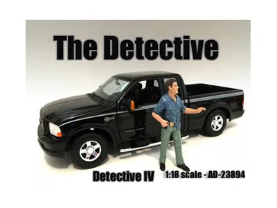 American Diorama The Detective #4 Figure For 1:18 Scale Models By
