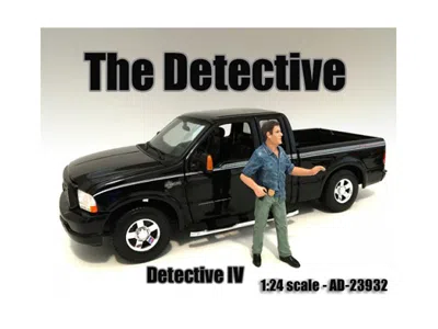American Diorama The Detective #4 Figure For 1:24 Scale Models By