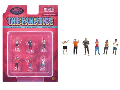 American Diorama The Fanatics 6 Piece Diecast Figure Set Limited Edition For 1/64 Scale Models By  In Multi