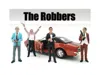 American Diorama The Robbers 4 Piece Figure Set For 1:24 Scale Models By