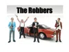 American Diorama The Robbers 4 Piece Figure Set For 1:24 Scale Models By