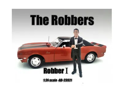 American Diorama The Robbers Robber Iii Figure For 1-24 Scale Models In Red
