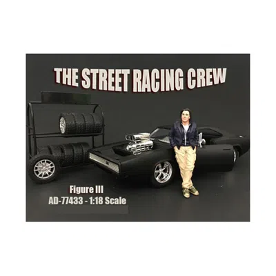 AMERICAN DIORAMA THE STREET RACING CREW FIGURE III FOR 1 ISTO 18 DIECAST MODEL CAR