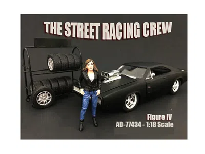 AMERICAN DIORAMA THE STREET RACING CREW FIGURE IV FOR 1:18 SCALE MODELS BY AMERICAN DIORAMA