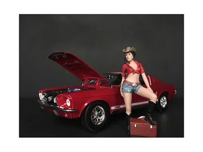 American Diorama The Western Style Figurine Iii For 1/18 Scale Models By  In Red