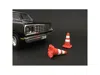 American Diorama Traffic Cones Accessory For 1 Isto 24 Models - Set Of 4