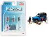 American Diorama Winter Break Diecast Set Of 6 Pieces (2 Figurines And 4 Accessories) For 1/64 Scale Models By Americ
