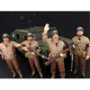 American Diorama Wwii Military Police 4 Piece Figure Set For 1-18 Scale Models