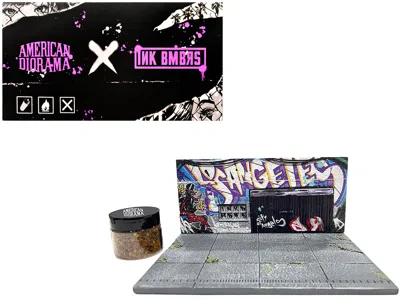 American Diorama X Ink Bmbrs - La Graffiti Street Art Diorama For 1/64 Scale Models In Multi