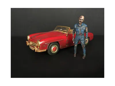 American Diorama Zombie Mechanic Figurine I For 1/18 Scale Models By  In Animal Print