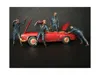 American Diorama Zombie Mechanics 4 Piece Figurine Set "got Zombies??" For 1/24 Scale Models By