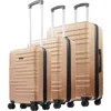 American Dreamliner 3-piece Hardside Luggage Set 22.5", 26.5", 30" In Gold