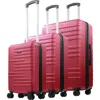 American Dreamliner 3-piece Hardside Luggage Set 22.5", 26.5", 30" In Red