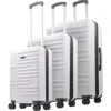 American Dreamliner 3-piece Hardside Luggage Set 22.5", 26.5", 30" In White