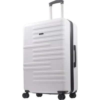 American Dreamliner 30" Hardside Luggage With Expansion In White